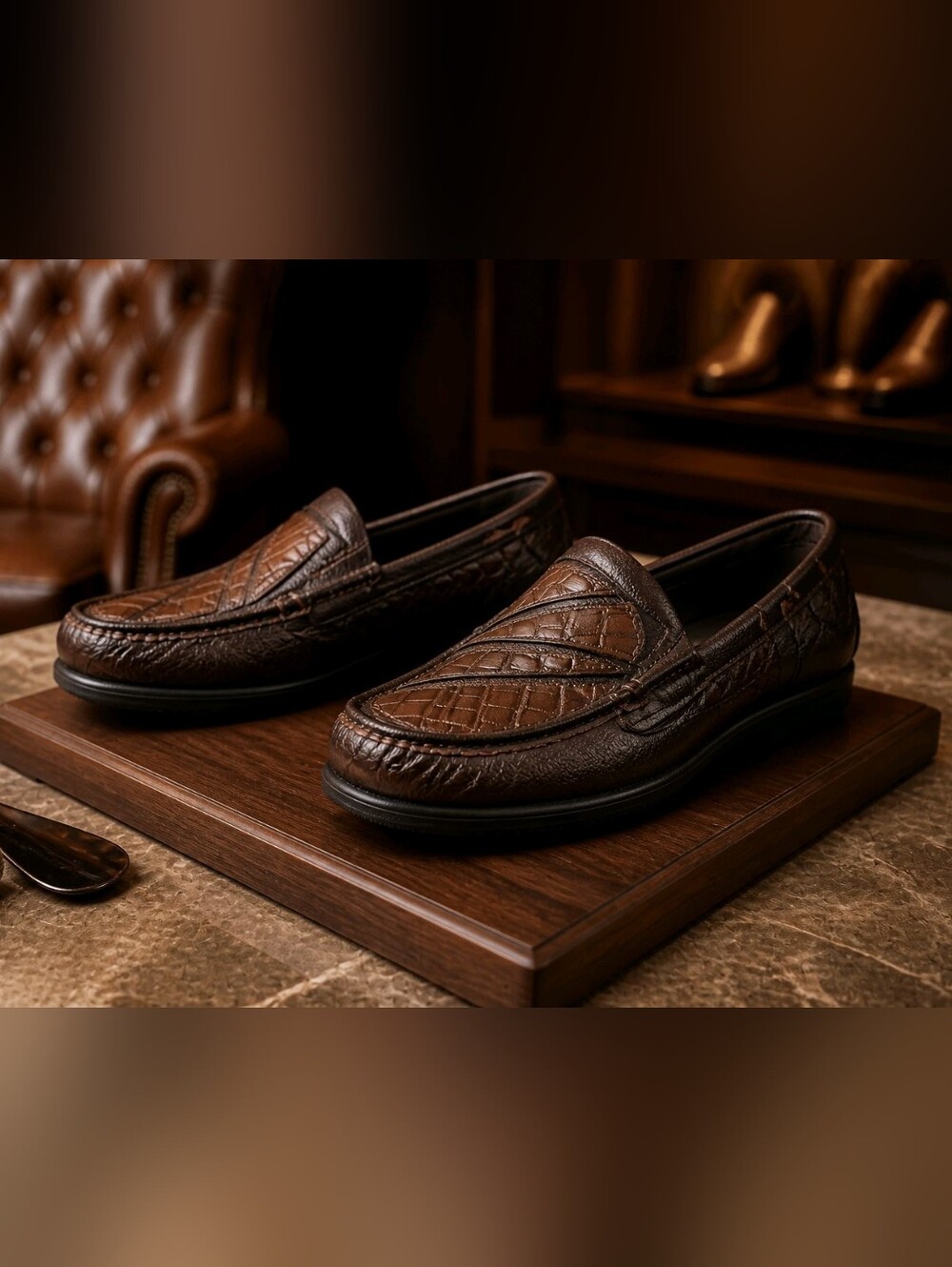 Earth Spirit Women's Brown Leather Loafers Size 7.5
